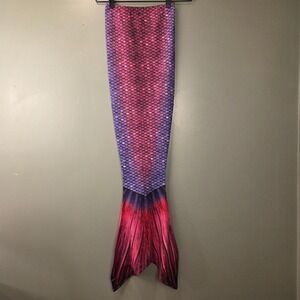 Sun Tails Girls Mermaid Tail Size US M Pink Purple Swim Costume Dress Up